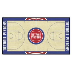 Detroit Pistons Pistons Large Court Runner Rug - 30in. x 54in.