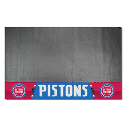 Detroit Pistons Pistons Vinyl Grill Mat - 26in. x 42in.