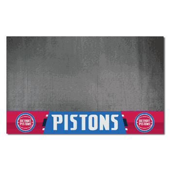 Detroit Pistons Pistons Vinyl Grill Mat - 26in. x 42in.