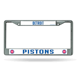 Detroit Pistons Chrome Frame