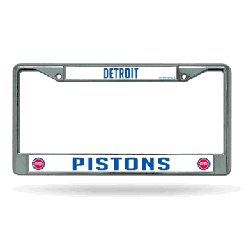 Detroit Pistons Chrome Frame