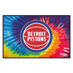Detroit Pistons Tie Dye Starter Mat Accent Rug - 19in. x 30in.