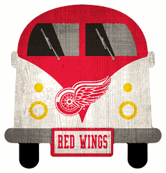 Detroit Red Wings 12" Team Bus Sign