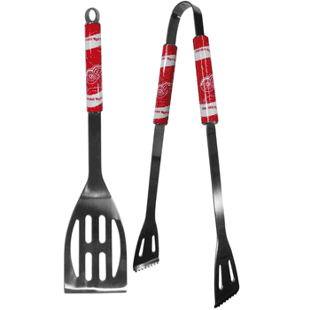 Detroit Red Wings 2 pc Steel BBQ Tool Set