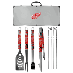 Detroit Red Wings 8 pc Tailgater BBQ Set