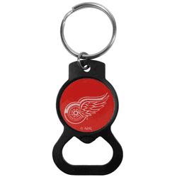 Detroit Red Wings Bottle Opener Key Chain, Black