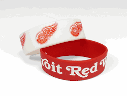 Detroit Red Wings Bracelets - 2 Pack Wide