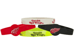 Detroit Red Wings Bracelets - 4 Pack Silicone