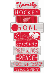 Detroit Red Wings Celebrations Stack 24" Sign