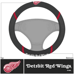 Detroit Red Wings Embroidered Steering Wheel Cover