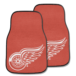 Detroit Red Wings Front Carpet Car Mat Set - 2 Pieces