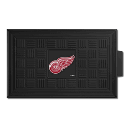 Detroit Red Wings Heavy Duty Vinyl Medallion Door Mat - 19.5in. x 31in.