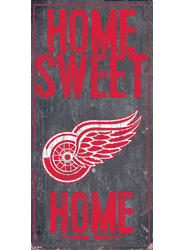 Detroit Red Wings Home Home Sweet Home 6x12