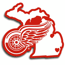 Detroit Red Wings Home State Decal