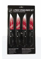 Detroit Red Wings Knife Set - Steak - 4 Pack