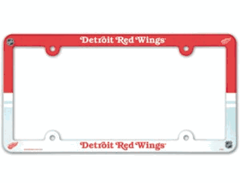Detroit Red Wings License Plate Frame - Full Color