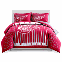 Detroit Red Wings Momentum Bedding Comforter Set F/Q