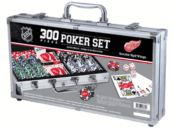 Detroit Red Wings NHL 300pc Poker Set