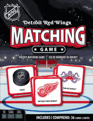 Detroit Red Wings NHL Matching Game