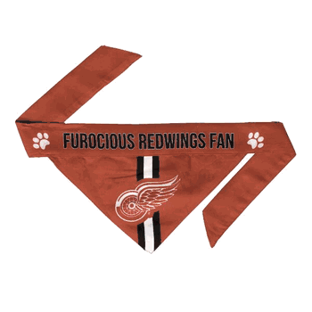 Detroit Red Wings Pet Bandana Xtra Large