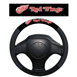 Detroit Red Wings Poly-Suede Steering Wheel Cover