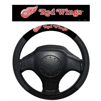 Detroit Red Wings Poly-Suede Steering Wheel Cover