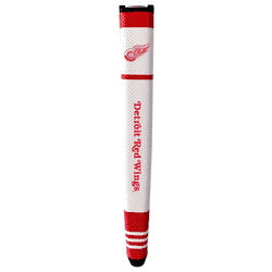 Detroit Red Wings Putter Grip (White with colored stripes)