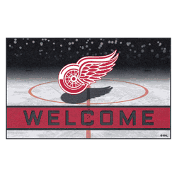 Detroit Red Wings Rubber Door Mat - 18in. x 30in.
