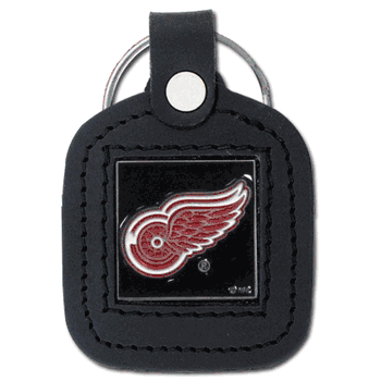 Detroit Red Wings Square Leatherette Key Chain