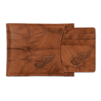 Detroit Red Wings Standard Genuine Leather Slider Wallet