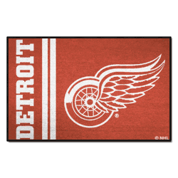 Detroit Red Wings Starter Mat Accent Rug - 19in. x 30in., Uniform Design