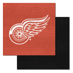 Detroit Red Wings Team Carpet Tiles - 45 Sq Ft.