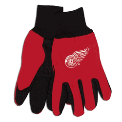 Detroit Red Wings Two Tone Gloves - Adult