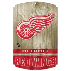 Detroit Red Wings Wood Sign - 11" x 17"