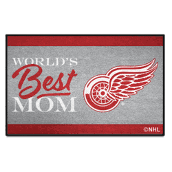 Detroit Red Wings World's Best Mom Starter Mat Accent Rug - 19in. x 30in.