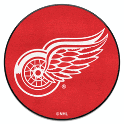 Detroit Red WingsRed WingsHockey Puck Rug - 27in. Diameter