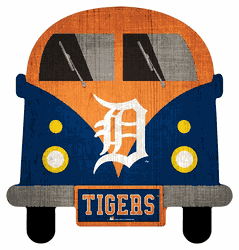 Detroit Tigers 12" Team Bus Sign
