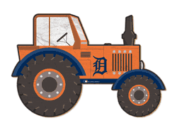 Detroit Tigers 12" Tractor Cutout Sign