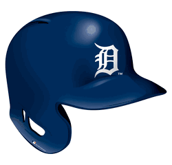 Detroit Tigers 12in Authentic Helmet Sign