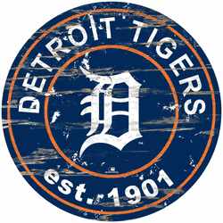 Detroit Tigers 24" Established Date Round Sign