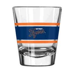 Detroit Tigers 2oz Stripe Shot Glass
