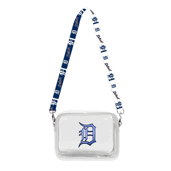Detroit Tigers 3D Logo Clear Fanny Fan Purse