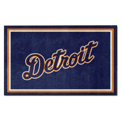 Detroit Tigers 4ft. x 6ft. Plush Area Rug
