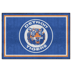 Detroit Tigers 5ft. x 8 ft. Plush Area Rug - Retro Collection