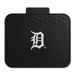 Detroit Tigers Back Seat Car Utility Mat - 14in. x 17in.