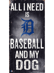 Detroit Tigers Baseball and My Dog Sign