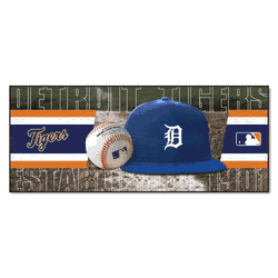 Detroit Tigers Baseball Runner Rug - 30in. x 72in.