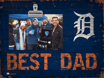 Detroit Tigers Best Dad Clip Frame