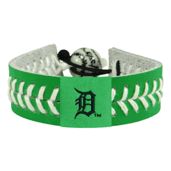 Detroit Tigers Bracelet Team Color Baseball St. Patrick's Day CO