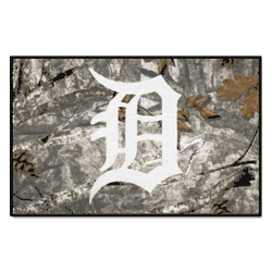 Detroit Tigers Camo Starter Mat Accent Rug - 19in. x 30in.